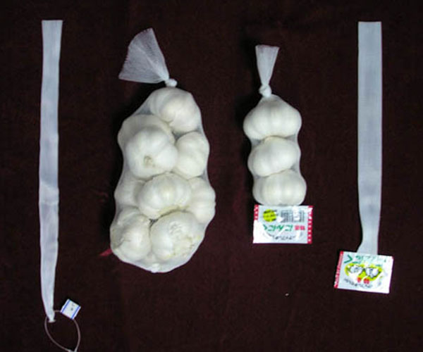 Garlic packaging best sale net bags